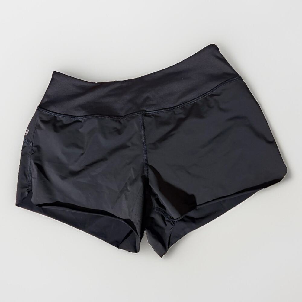 No Bull Shorts Womens Small Black Running Activewear Gym Training Pull On